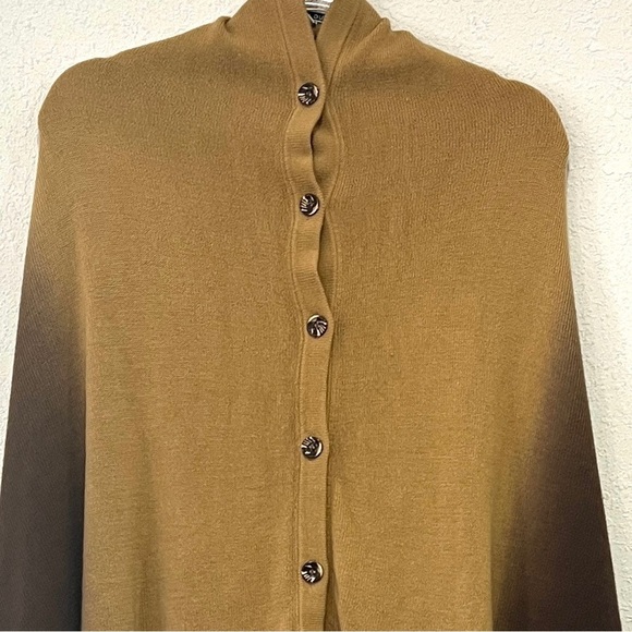 The Look Randolph Duke Women’s Sweater Poncho Cape Size Medium New With Tags - Picture 2 of 5